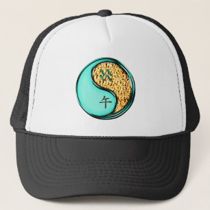 Gorra De Camionero Acuario & Caballo de Fuego