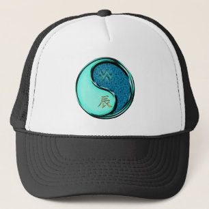 Gorra De Camionero Acuario & Dragón de Agua