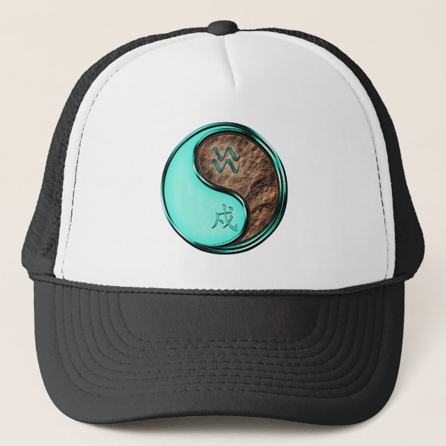 Gorra De Camionero Acuario & Perro de Tierra  (Anverso)