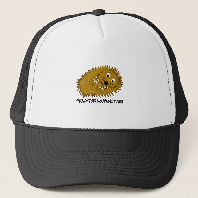 Gorra De Camionero Acupuntura de la práctica (Anverso)