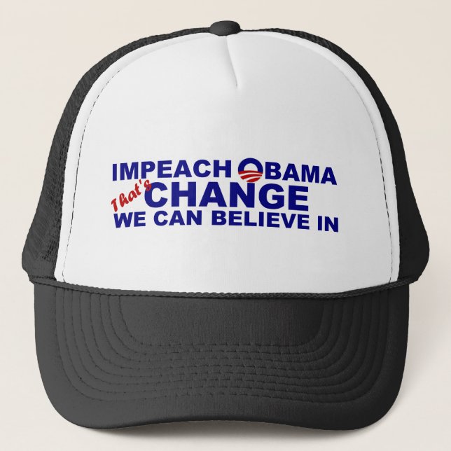 Gorra De Camionero Acuse a Obama (Anverso)