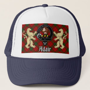 Gorra De Camionero Adair Scottish Tartan & Badge Trucker Hat