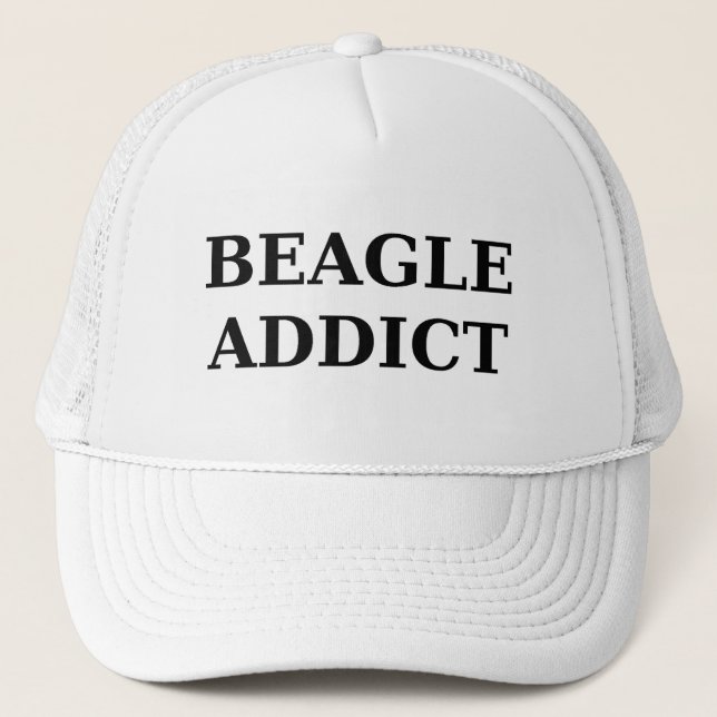 Gorra De Camionero adicto al beagle (Anverso)