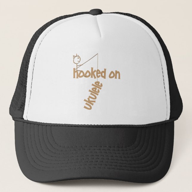 Gorra De Camionero Adicto al Ukulele (Anverso)