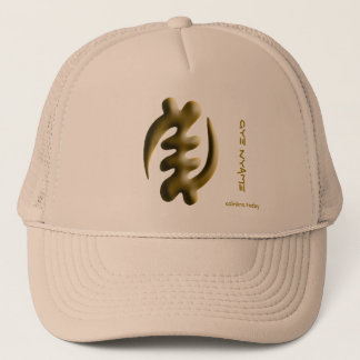 Gorra De Camionero Adinkra - Gye Nyame - casquillo