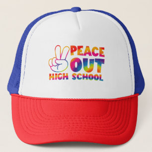 Gorra De Camionero Adiós Escuela Tie Dye Último Día De Escuela