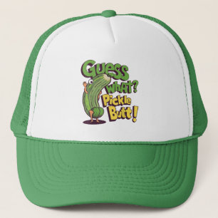 Gorra De Camionero ¡Adivina qué_ Trasero de Pepino! Pepino Divertido
