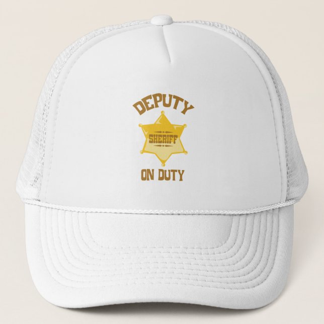 Gorra De Camionero Adjunto De Funciones (Anverso)