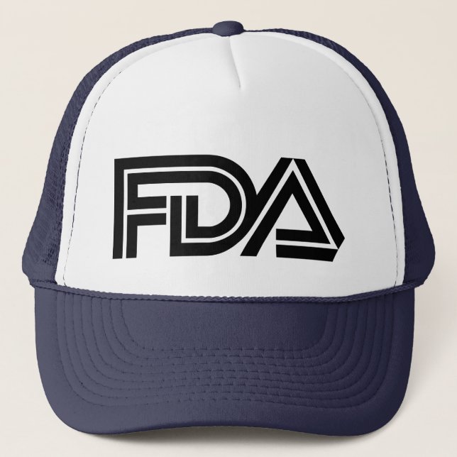 Gorra De Camionero Administración de alimentos y medicamentos (Anverso)