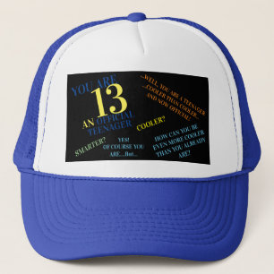 Gorra De Camionero Adolescente oficial 13 años