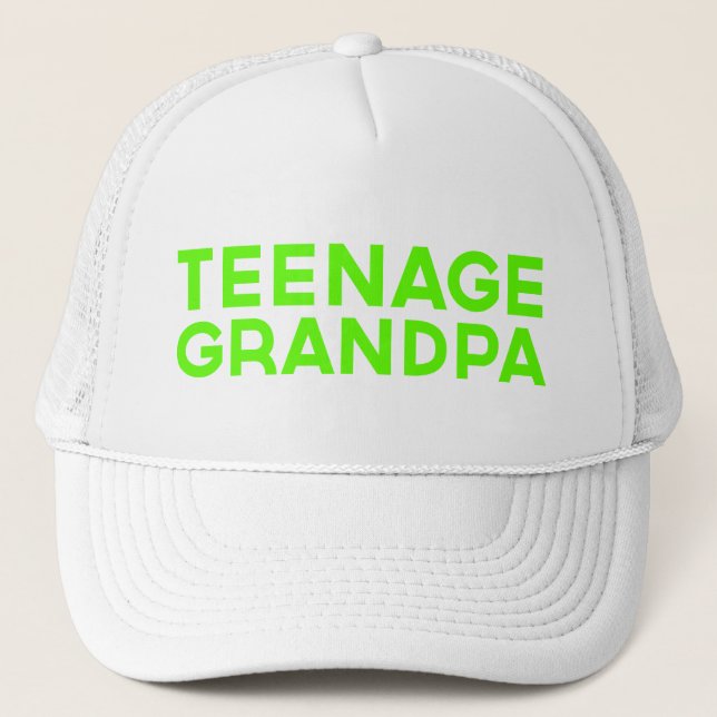 Gorra De Camionero ADOLESCENTES GRANDPA lemas divertidos camioneros s (Anverso)