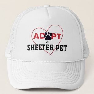 Gorra De Camionero Adopte a un mascota del refugio