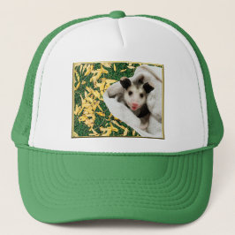 Gorra De Camionero Adorable Bebé Zarigüeya Dulce