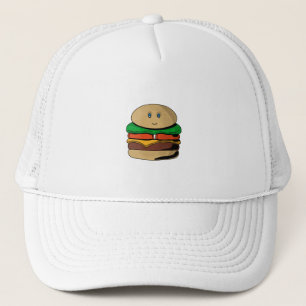 Gorra De Camionero Adorable Burger Cute Hamburger Kawaii