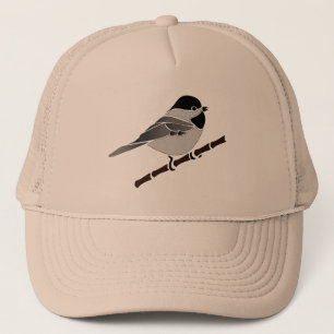 Gorra De Camionero Adorable Carolina Chickadee Personalizado