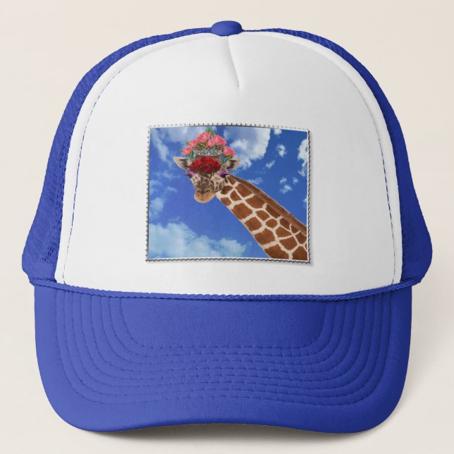 Gorra De Camionero Adorable "Missy Giraffe" (Anverso)