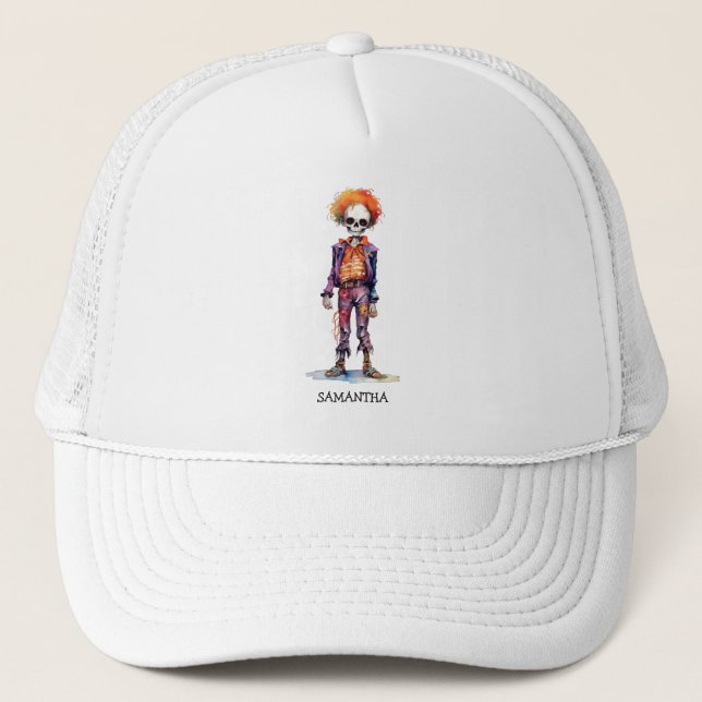 Gorra De Camionero Adorable Pastel Zombie - Cute Halloween (Anverso)
