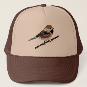 Gorra De Camionero Adorable Personalizado de pájaros boreales de poll