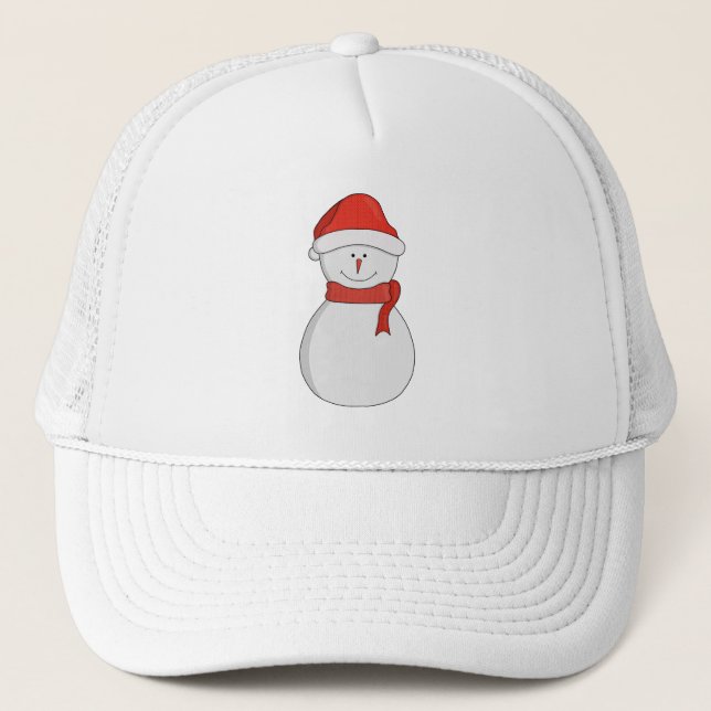 Gorra De Camionero Adorable Snowman (Anverso)