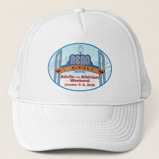Gorra De Camionero Adultos con Albinismo Reno 2025 Cap