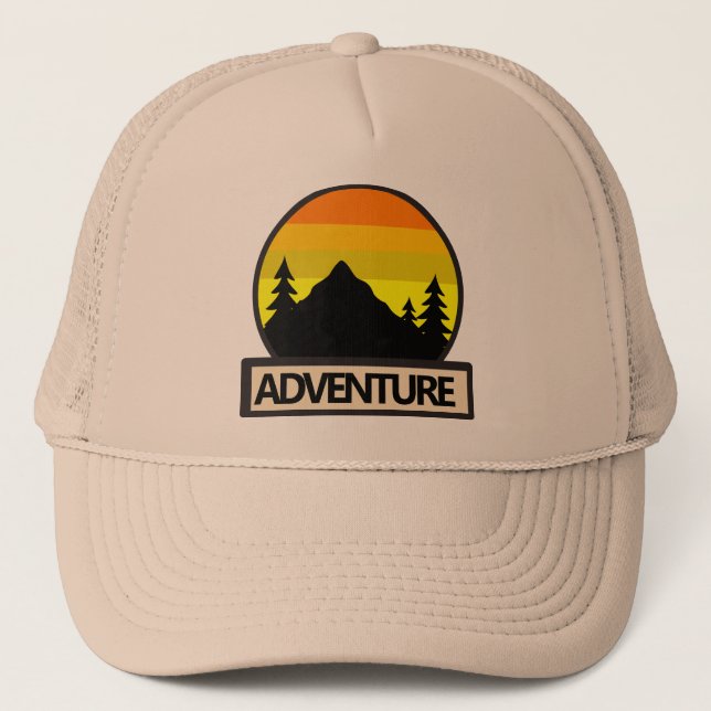 Gorra De Camionero Adventure Awaits (Anverso)