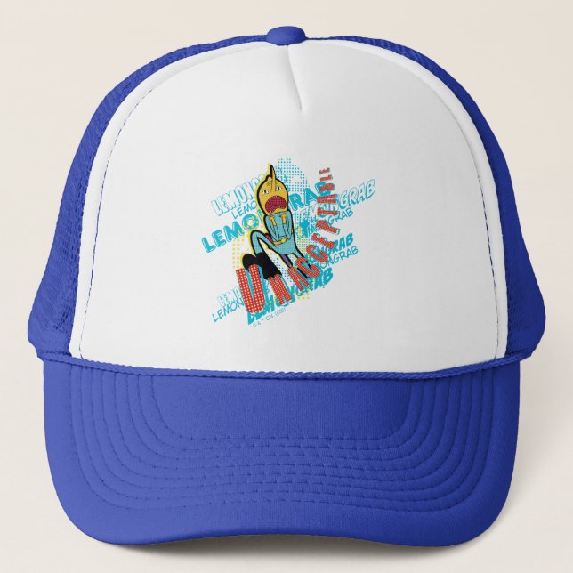 Gorra De Camionero Adventure Time | Lemon Grab "UNACCEPTABLE" (Anverso)