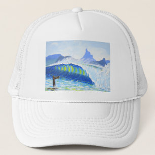 Gorra De Camionero Advertencia del soporte de la ruina