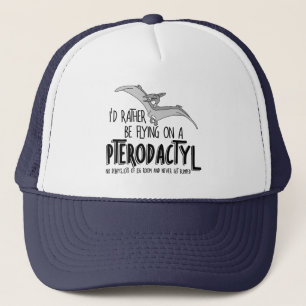 Gorra De Camionero Aerolínea Pterodactyl Dinosaur