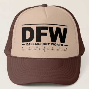 Gorra De Camionero Aeropuerto Internacional de Dallas Fort Worth DFW
