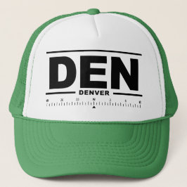 Gorra De Camionero Aeropuerto Internacional de Denver