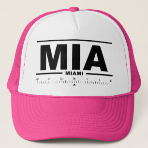 Gorra De Camionero Aeropuerto Internacional de Miami