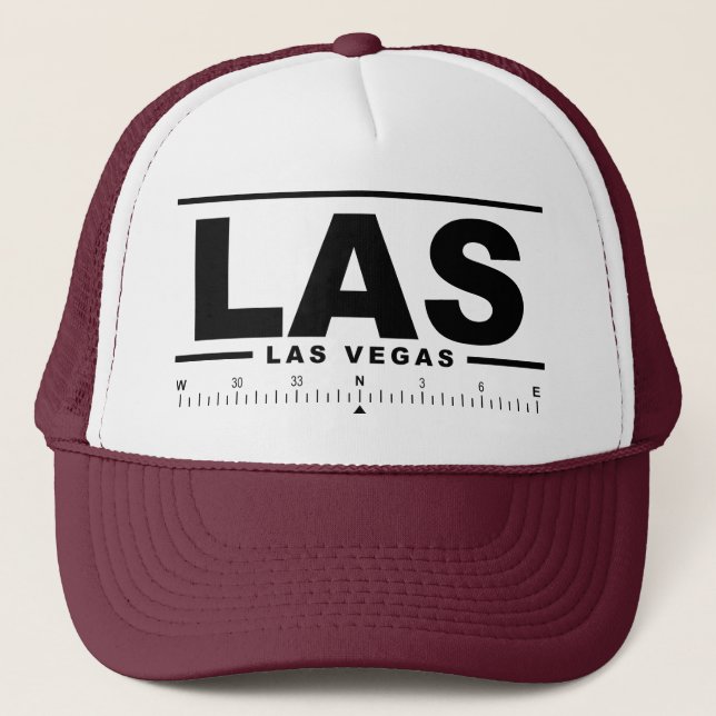 Gorra De Camionero Aeropuerto Internacional Harry Reid (Anverso)