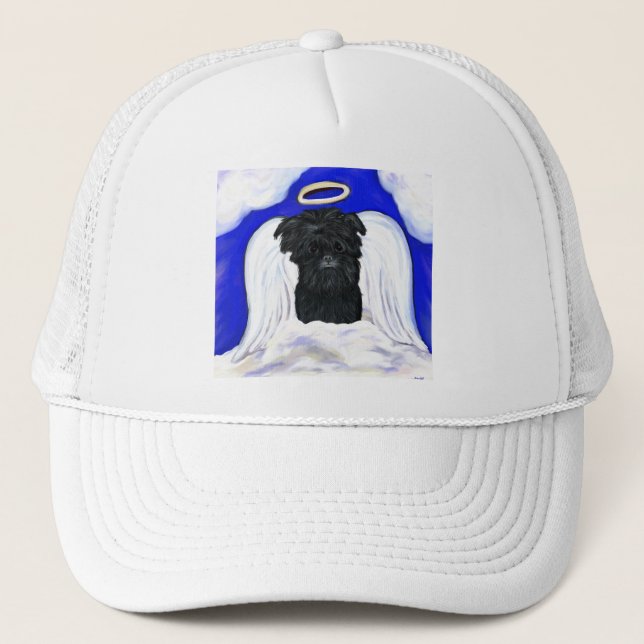 Gorra De Camionero Affenpinscher Angel (Anverso)