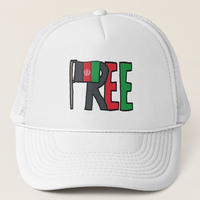 Gorra De Camionero Afganistán libre (Anverso)
