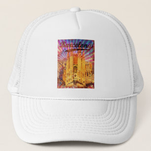 Gorra De Camionero Afiche de Barcelona, España