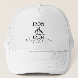 Gorra De Camionero Afiladores de hierro: Iron Knife Christian