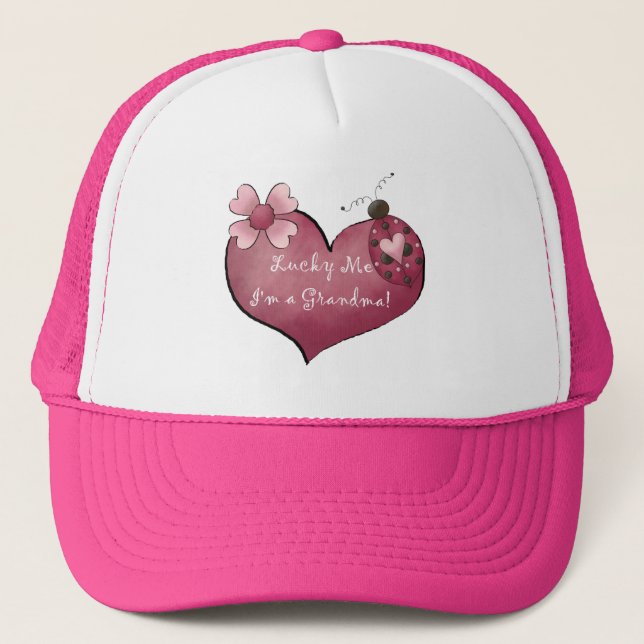 Gorra De Camionero Afortunadamente soy una abuela camisetas y regalos (Anverso)