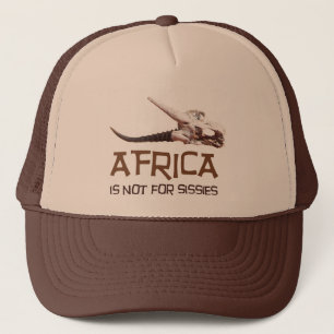Gorra De Camionero África no está para las mariquitas: Cráneo
