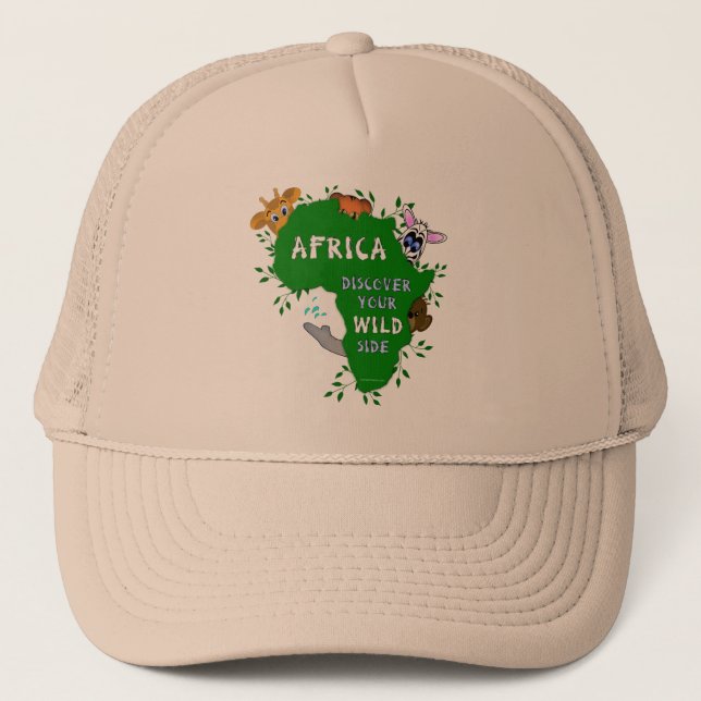 Gorra De Camionero África salvaje (Anverso)
