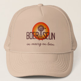 Gorra De Camionero Afrikaans con paro de paro personalizado/custum BO