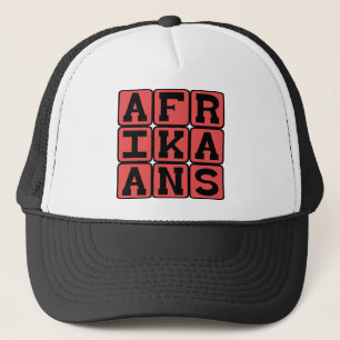 Gorra De Camionero Afrikáans, Idioma de Sudáfrica