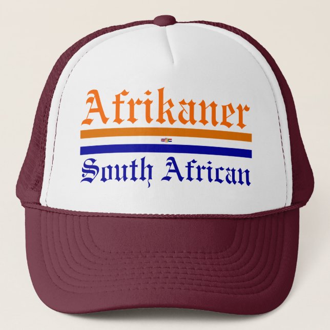 Gorra De Camionero Afrikaner/surafricano (Anverso)