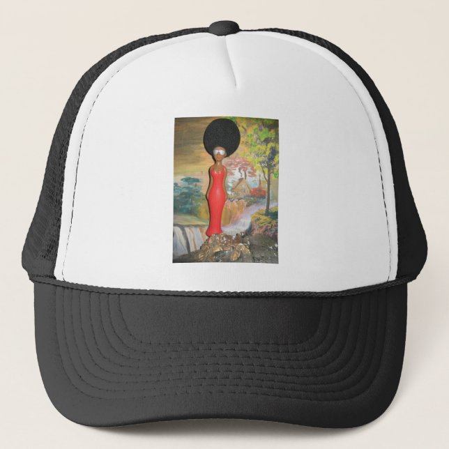 Gorra De Camionero Afro Glam: Una belleza eterna (Anverso)