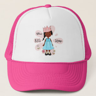 Gorra De Camionero Afroamericano de la princesa hermana grande