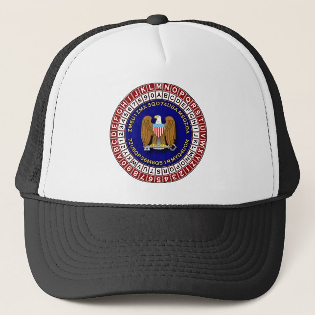 Gorra De Camionero Agencia de seguridad del ejército - rueda de (Anverso)