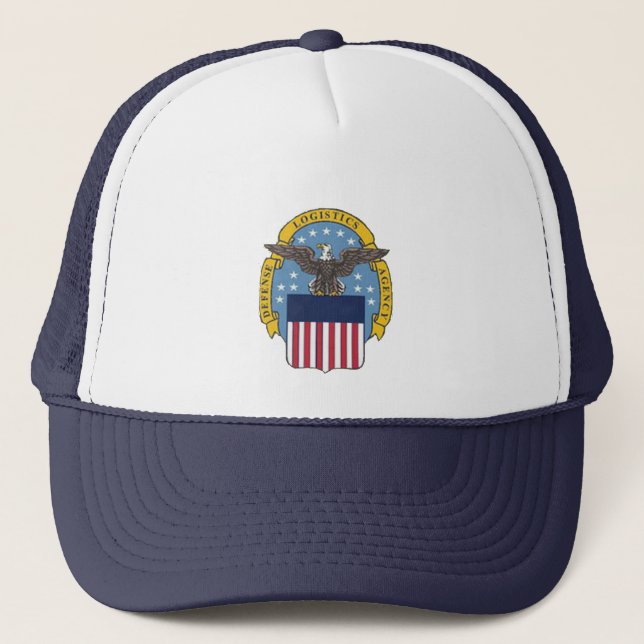 Gorra De Camionero Agencia Logística de Defensa de los Estados Unidos (Anverso)