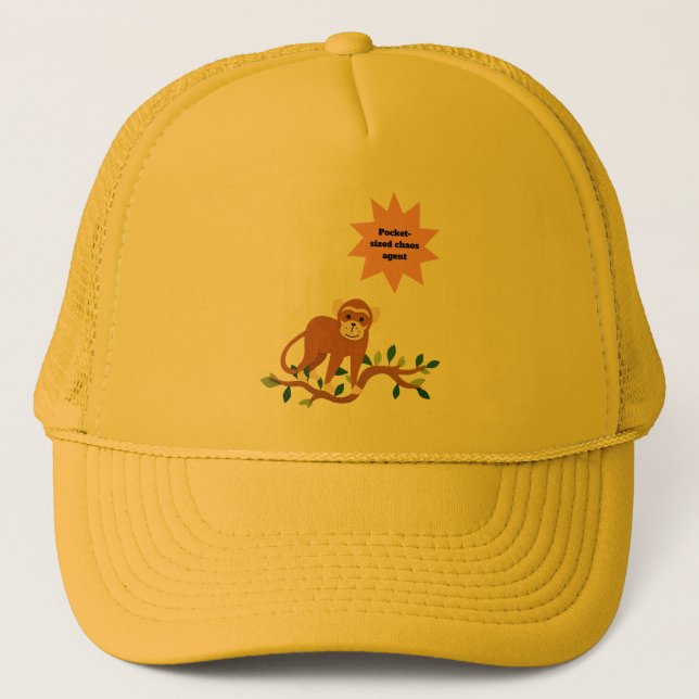 Gorra De Camionero Agente caótico de tamaño reducido (Anverso)