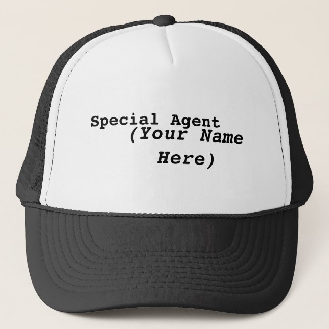 Gorra De Camionero Agente especial (Anverso)