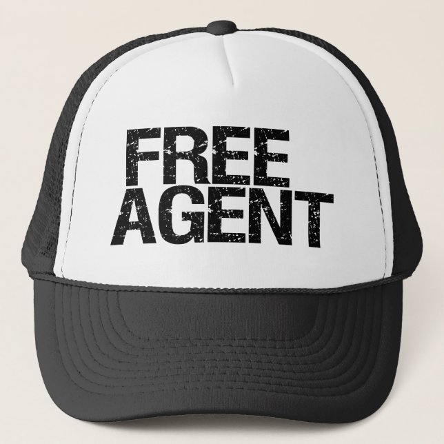 Gorra De Camionero Agente libre (solo) (Anverso)