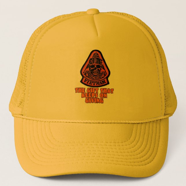 Gorra De Camionero agente naranja (Anverso)
